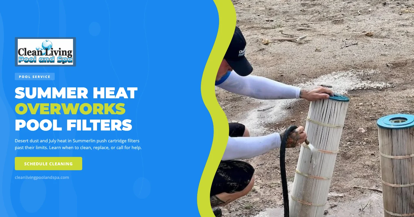 Pool Filter Cleaning in Summerlin, NV